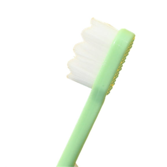 Nano Toothbrushes for Adults 1 Pc,Fiber Brush Toothbrush,Micro Fur Manual Toothbrush,Soft Toothbrush for Protect Fragile Gums,Extra Toothbrush for Sensitive Gums (Green)