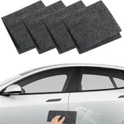 Nano Towels Cleaning Cloths - Nano Sparkle Cloth for Car Scratches - Multipurpose Nano Car Paint Repair Cloth for Clean Dust for Spills & Grime Instantly Without Chemicals,5 Pcs,Gray