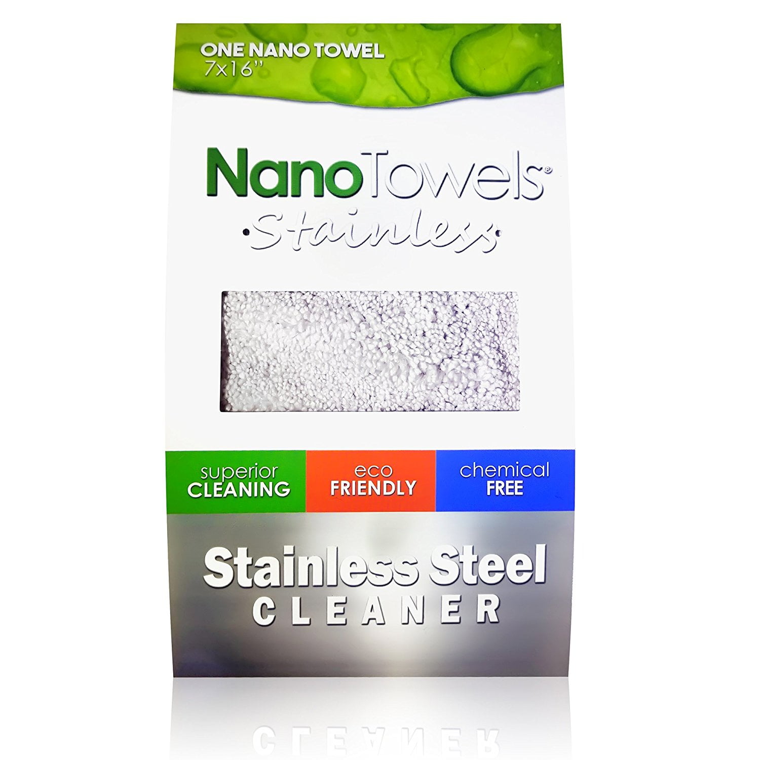 Nano Towels Stainless Steel Chemical Free Cleaning Towel