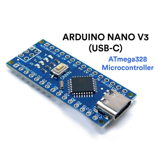 Nano V3.0 Atmega328P Compatible 5V 16Mhz Usb-C Microcontroller