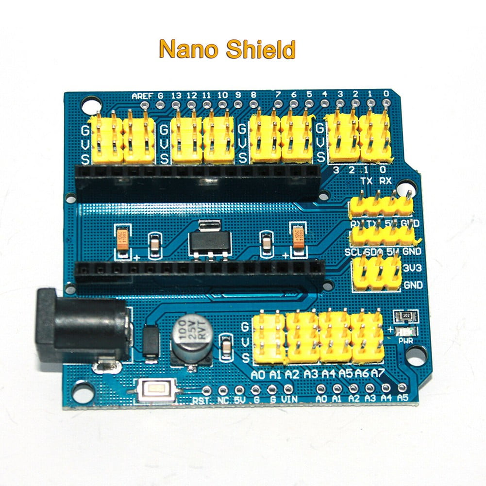 Nano V3.0 I/O Shield Expansion Breakout Board Multi Function Sensor ...