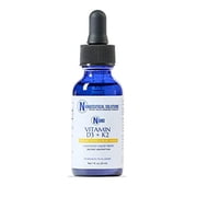 NANO VITAMIN D3+K2 5000 IU جزيئات سائلة نانوية قوية، تدعم صحة العظام والمفاصل والقلب والمناعة، 30 مل.