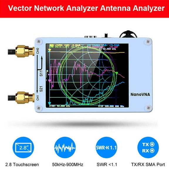 Nano Vna 400Mah Battery Touch Screen Nanovna-H4 Network Vector Antenna Analyzer