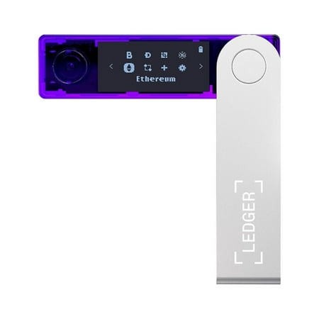 Ledger - Nano X Crypto Hardware Wallet - Bluetooth - Cosmic Purple