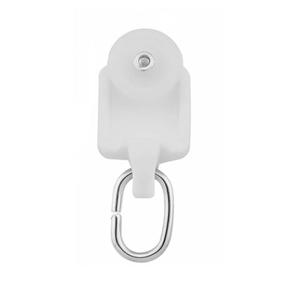 Nano track silent curtain rollers, plastic ball bearing rollers, universal curtain accessories for straight and curved tracks.
