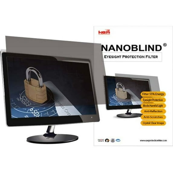 NanoBlind Standard Screen Filter Crystal Clear, Matte, Gray