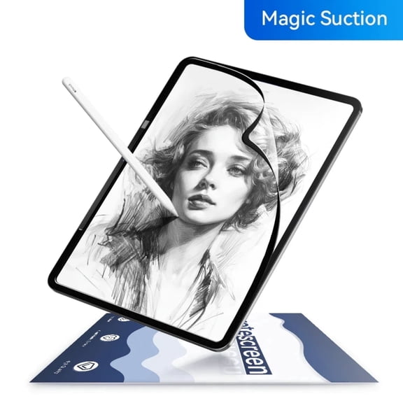 Protescreen Paper-Feel Screen Protector for iPad 10.9 (10th Gen), Removable Paper Texture Film, Bubble Free, Anti-Glare & Anti-Blue Light