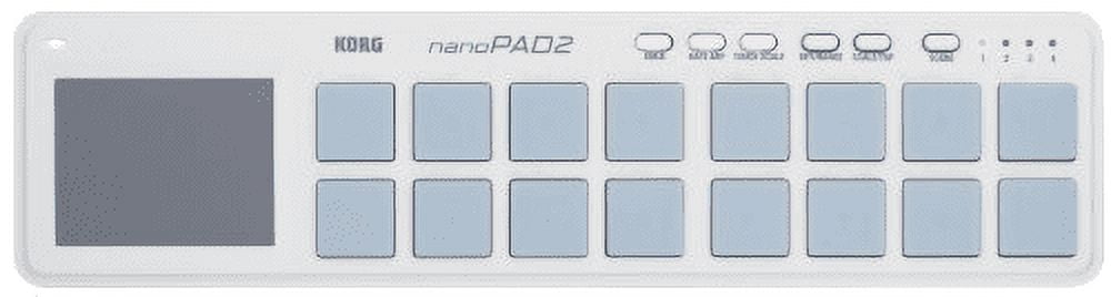 NanoPAD2 Slim-Line USB Drum Pad Controller White