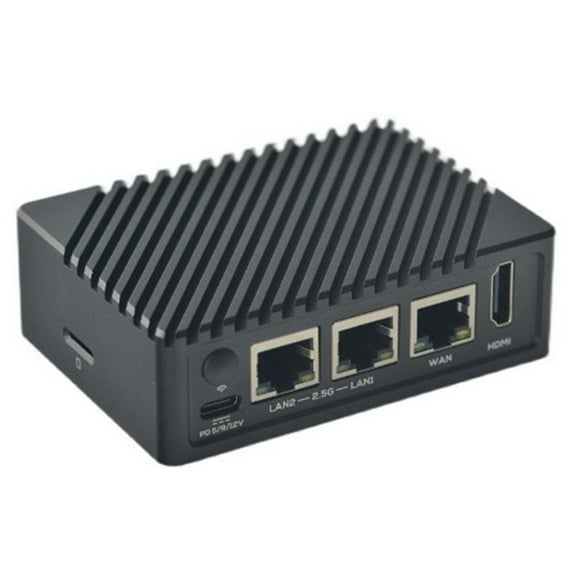 NanoPi R5S Router Dual 2.5G+Gigabit Mini Development Board CNC All Metal Housing RK3568 WIFI6