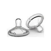 Nanobebe Flexy Silicone Bottles Nipples Triple Vented Twin-Pack - Medium Flow
