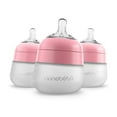 thumbnail image 1 of Nanobebe Flexy Silicone Baby Bottle, Anti-Colic, Natural Feel, Non-Collapsing Nipple, Non-Tip Stable Base, Easy to Clean, 3-Pack, Pink, 5 oz, 1 of 4