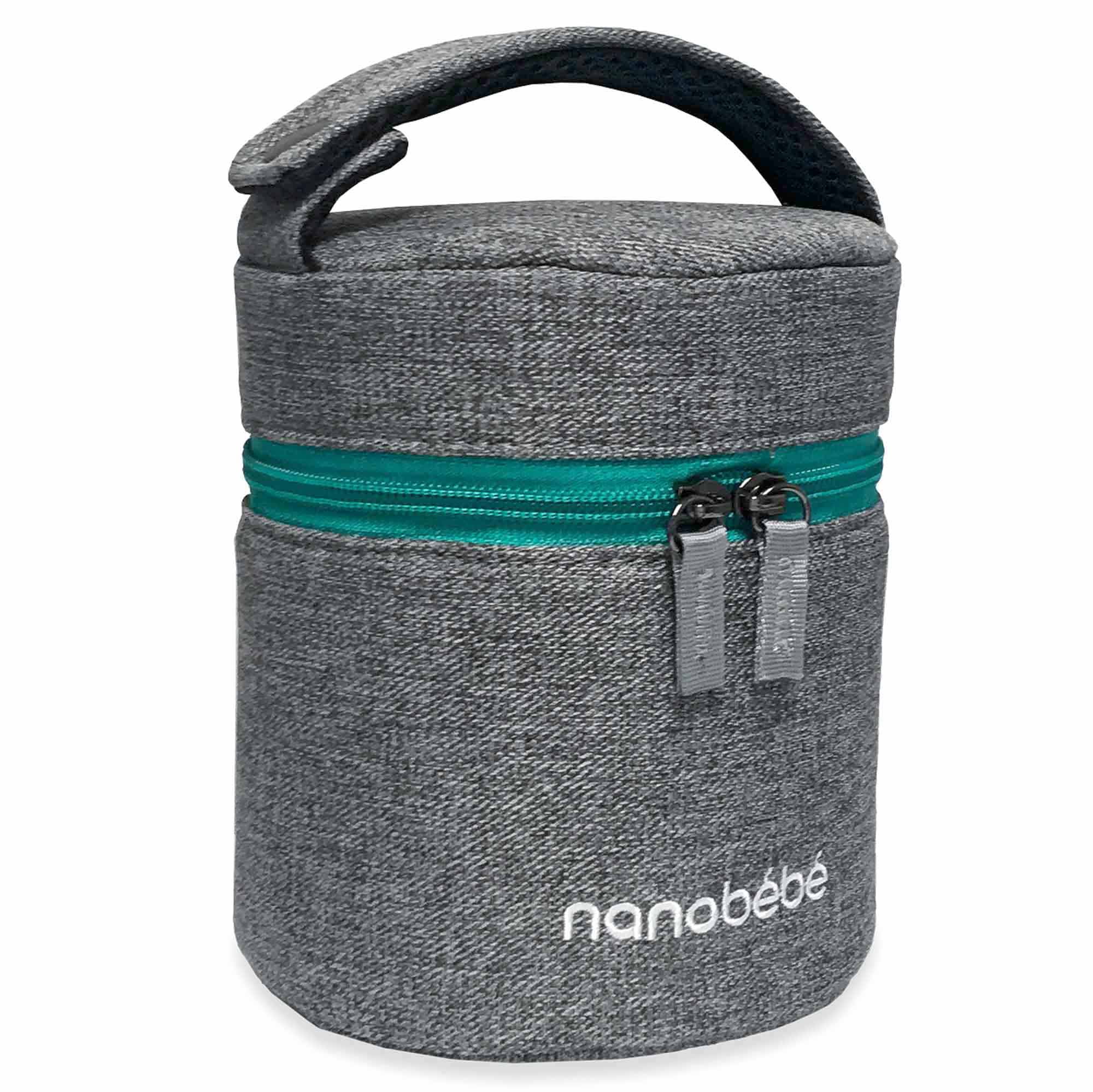 Nanobebe Insulated Baby Bottle Cooler Bag & Travel Pack, Ice Pack