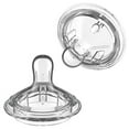 thumbnail image 1 of Nanobebe Silicone Nipples Triple Vented Twin-Pack - Fast Flow, 1 of 3