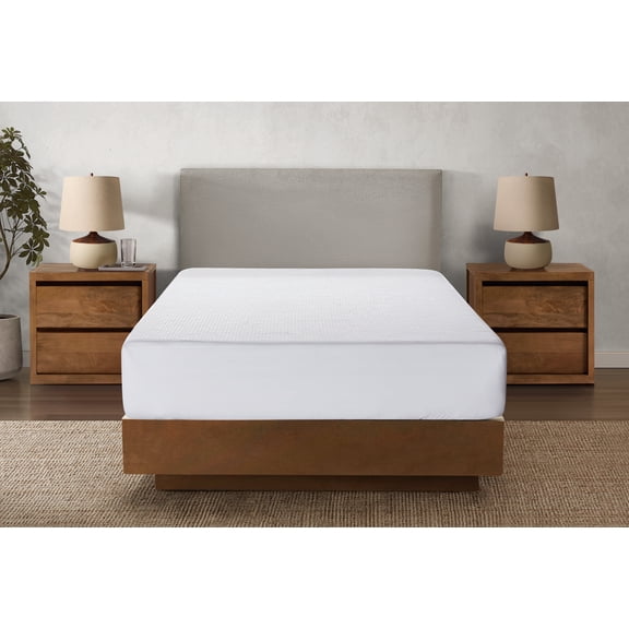 Nanobionic® Embossed Microfiber Full Mattress Protector in White