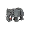 thumbnail image 1 of Nanoblock Child and Adult Grey  Animals - African Elephant,Collection Series Age 12+, 1 of 5