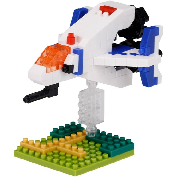 Nanoblock - Namco Classic Games - Character Collection - Xevious Solvalou Building Kit