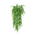 thumbnail image 1 of Nanoei 33-inch artificial hanging ivy vine, multiple branched fake green plants, suitable for wall, indoor and outdoor decoration Green, 1 of 6