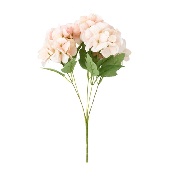 Nanoei Artificial Hydrangea Flowers Bouquet, Fake Flower Arrangement for Wedding Home Garden Decor, Realistic Floral Stems for Vase, Table Centerpiece Pink