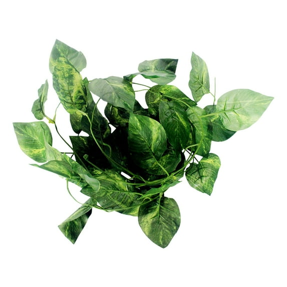 Nanoei Artificial Ivy Vine Hanging Garland, Plastic Greenery Leaves for Home Decor, Reptile Tank Terrarium Decoration, Realistic Plants Green