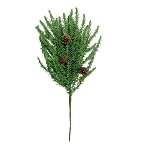 Nanoei Artificial Pine Sprig Realistic Greenery Stems for Christmas Tree Decor Wreath Bouquet Centerpiece Home Decor Green6