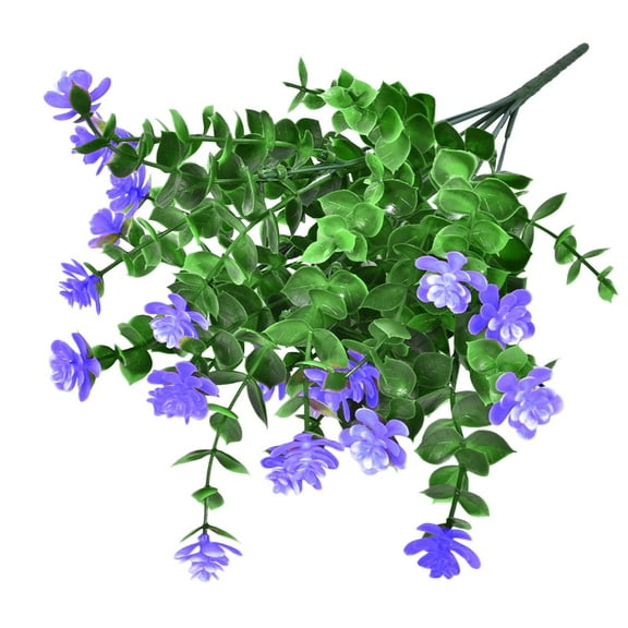 Nanoei Artificial Wildflower Daisy Bouquet, Realistic Faux Plastic Flowers for Vase Centerpieces Coffee Shop Home Decor Blue