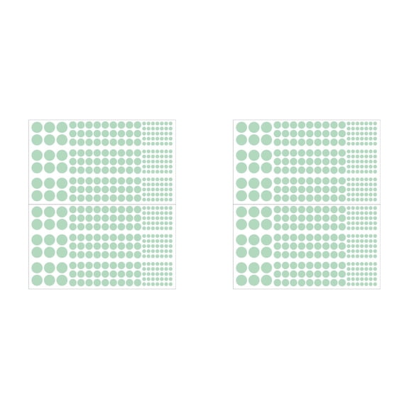 Nanoei Glow in The Dark Stickers Luminous Fluorescent Dots, Self Adhesive Wall Decals for Room, Ceiling, Bedroom, Party Decorations Green (2Pcs)
