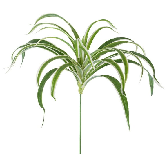 Nanoei Lifelike Hanging Artificial Plant in Pot, Faux Chlorophytum Comosum Potted Plants for Home Table Shelf Desk Kitchen Bathroom Bedroom Decor, Realistic Indoor Outdoor Hanging Plant Green