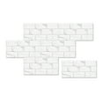 thumbnail image 1 of Nanoei Peel & Stick Pvc Wall Tile Stickers, Waterproof Self-Adhesive Backsplash for Kitchen Bathroom - Easy Install No Glue, Living Room Dining Decor (15X30Cm, 6-Pack), 1 of 7