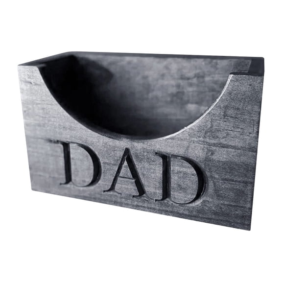 Nanoei Rustic Wooden Mail and Hat Organizer, 2-In-1 Countertop Desk File Sorter, Dad Cap Display Storage Rack for Father'S Day Gift, Sturdy Home Office Accessory Grey