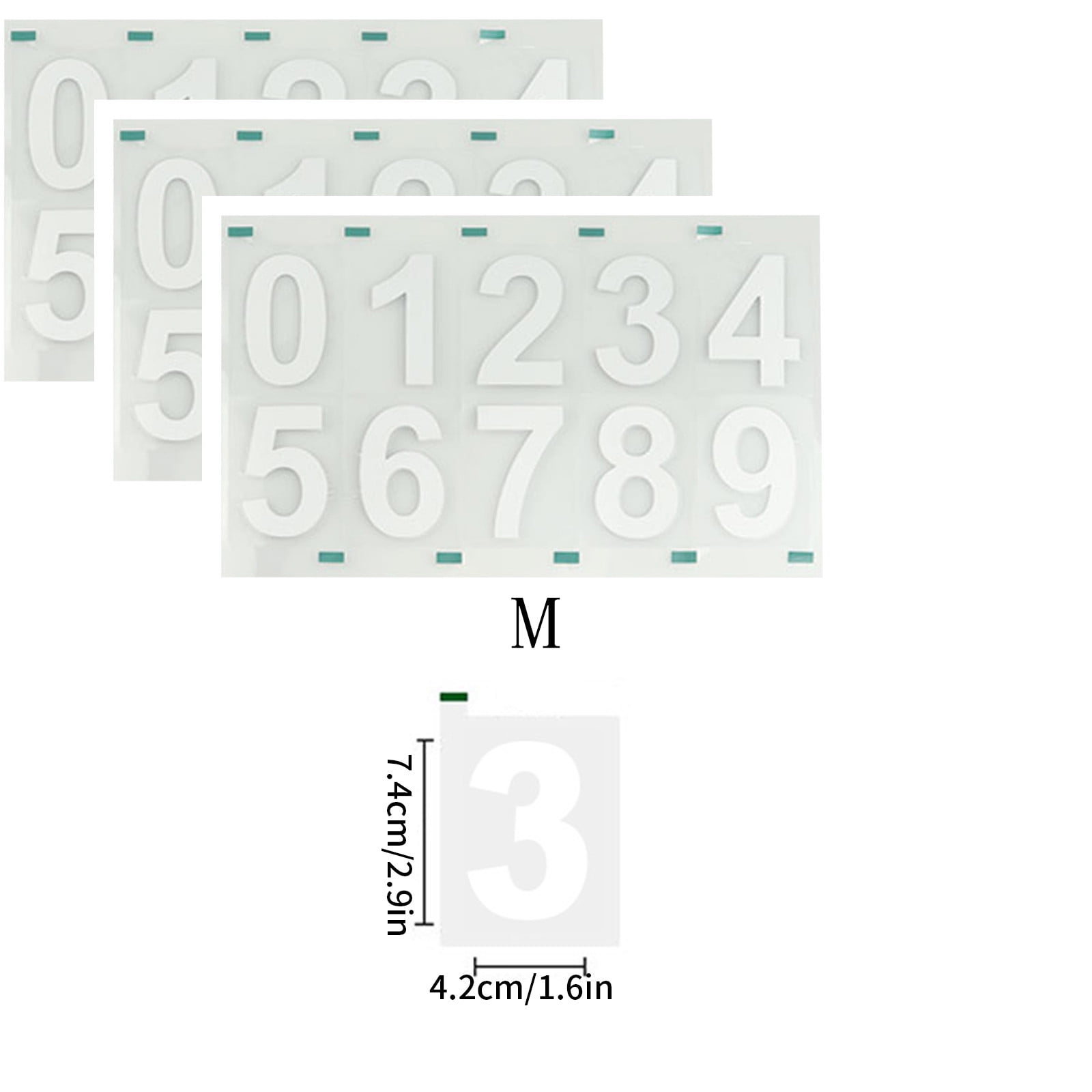 Nanofilm License Sticker License Number Reflective Invisible Digital