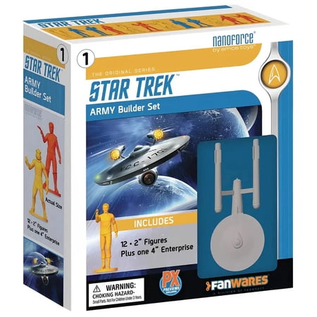 Nanoforce Star Trek Tos Px Army Builder Figure Boxed Set