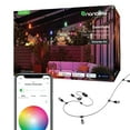 thumbnail image 1 of Nanoleaf Essentials Matter Outdoor Smart String Lights, 98ft, 40 Bulbs, RGBICW, White & Color-Changing, 1 of 9