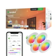 Nanoleaf Smart LED Ceiling Lights 4" Downlight 4PK