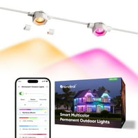 100ft Nanoleaf Matter Smart Multicolor Permanent Outdoor Lights Kit only 8.00: eDeal Info