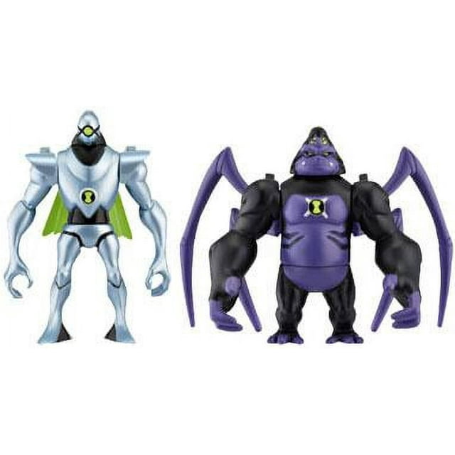 Nanomech & Ultimate Spidermonkey Mini Figure 2-Pack Ben 10 Alien Force