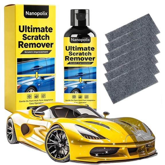 Nanopolix Scratch Remover - 2026 Upgrade Scratch Remover for Vehicles, Nano Polix Car Scratch Remover, Quick Fix Removal Paste for Deep Scratch Repair, All Paint Colors Polishing Kit