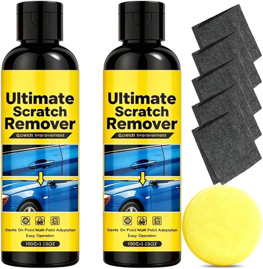 Nanopolix Scratch Remover,Nano Polix Car Cloth,Eliminate All Car Scratches in 60 Seconds,Quick Fix Removal Paste for Deep Scratches