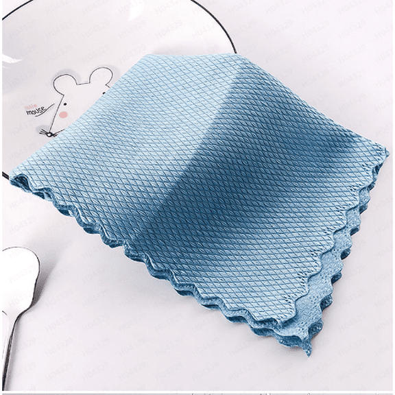 Nanoscale Cleaning Rag,Multi-Purpose Reusable Cloth for Streak-Free Shine on Glass,Stainless Steel,and Mirrors