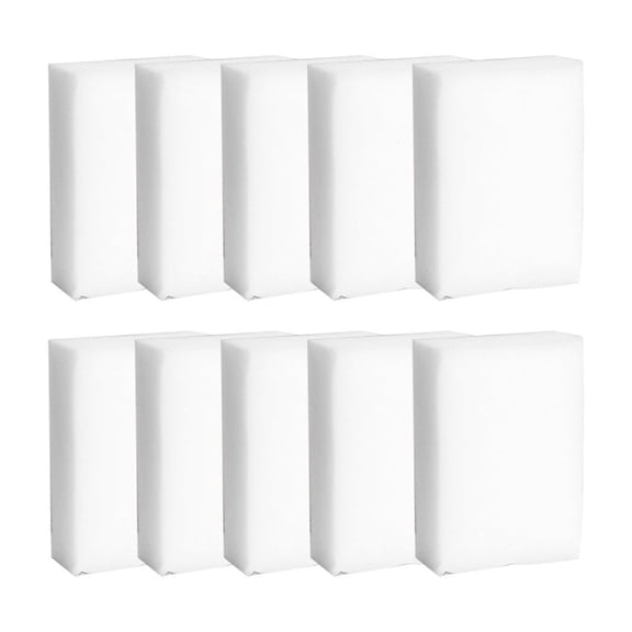 Nanoscale Sponge Eraser for Kitchen, Bathroom & Car Cleaning – Heavy Duty Scrubbing Power, Multi-Surface Stain Remover, 50-Pack Reusable Cleaning Sponges