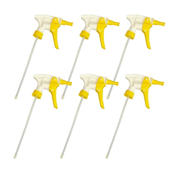 Nanoskin 6-Pack Heavy-Duty Foamer Trigger Sprayer – High-Volume, Comfortable Grip, Acid-Resistant, Durable Design, 9 1/4" Dip Tube | Ideal for Professional Auto Detailing and Cleaning Applications