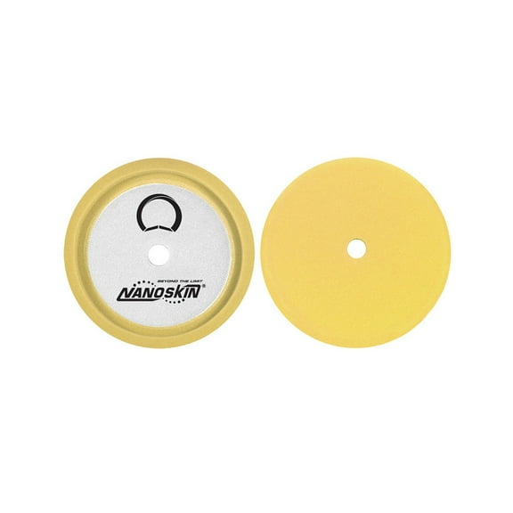 Nanoskin 8" Speedy Foam Buffing Pad - Light Compounding & Paint Oxidation Removal on Clear Coat Finishes for Cars, Trucks, RVs, Boats, Hot Rod & More | Recessed Loop Backing | Use with Rotary Polisher