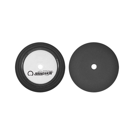 Nanoskin 8" Speedy Foam Polishing & Finishing Pad – Eliminates Swirl Marks and Prevents Paint Greying for Cars, Trucks, RVs, Boats, Hot Rod & More | Recessed Loop Backing | Use with Rotary Polisher