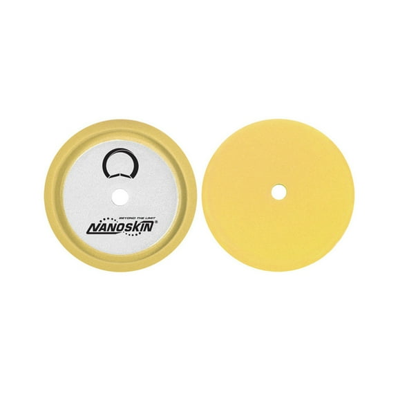 Nanoskin 9" Speedy Foam Buffing Pad - Light Compounding & Paint Oxidation Removal on Clear Coat Finishes for Cars, Trucks, RVs, Boats, Hot Rod & More | Dished-In Loop Backing |Use with Rotary Polisher