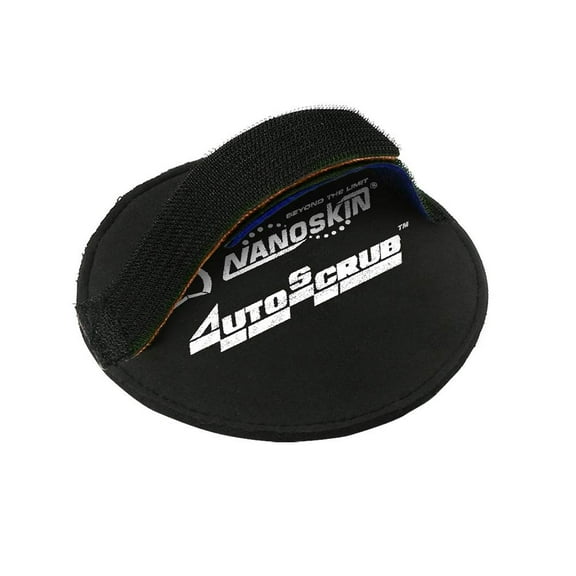 Nanoskin AUTOSCRUB 6" Surface Prep Pad - Hand Applicator - Clay Bar Replacement Tool to Remove Embedded Contaminants Before Wax & Coating | Safe for Painted Surface, Glass, Plastic, Metal & More