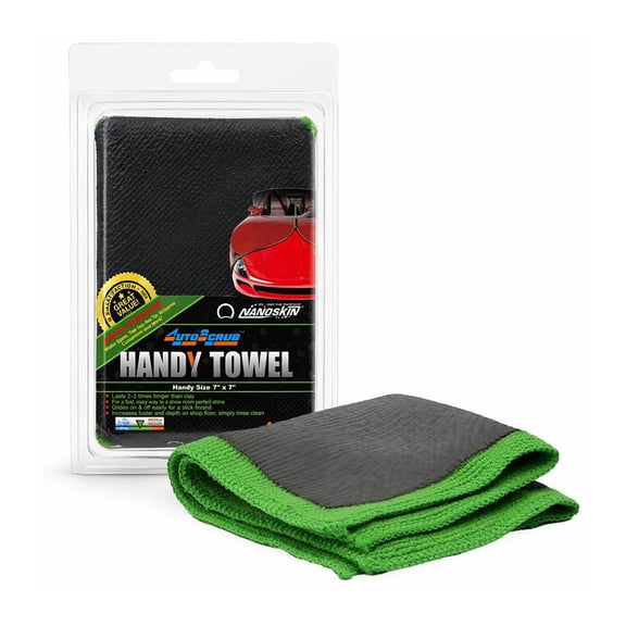 Nanoskin AUTOSCRUB Surface Prep Towel - General Grade 7" x 7" - Clay Bar Replacement Tool to Remove Embedded Contaminants Before Wax & Coating | Safe for Painted Surface, Glass, Plastic, Metal & More