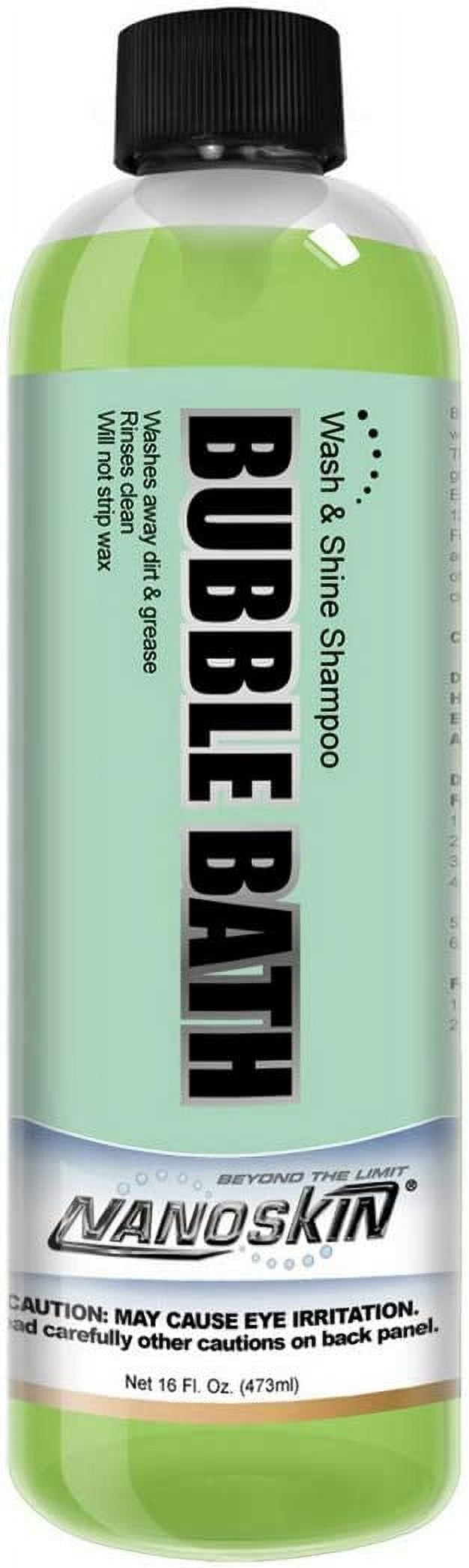 Nanoskin BUBBLE BATH Foaming Car Wash Shampoo 16 Oz. Works with Foam Cannon, Foam Gun, Bucket