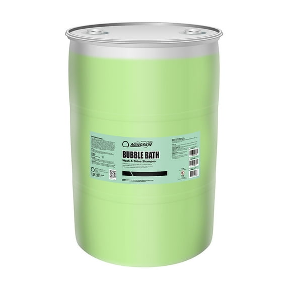 Nanoskin BUBBLE BATH Foaming Car Wash Shampoo 30 Gallons - Works with Foam Cannon, Foam Gun, Bucket Washes, Car Soap for Pressure Washer | For Car, Truck, Motorcycle, RV & More | Green Apple Scented