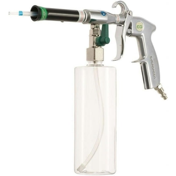 Nanoskin EVERGREEN SonicWave Precision Cleaning Tool  Pneumatic Cleaning Spray & Air Dry Device | Emits Hypersonic-like Cleaning Action for Hard and Soft Surfaces | From Upholstery to Car Detailing