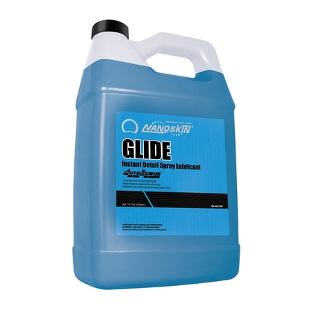Nanoskin GLIDE Silicone Free Spray Detailer 1 Gallon - Use with Autoscrub/Clay Bar After Car Wash | Leaves No Residue Before Wax Sealant Coating | Automotive, Home, Garage, DIY & More | Concentrated