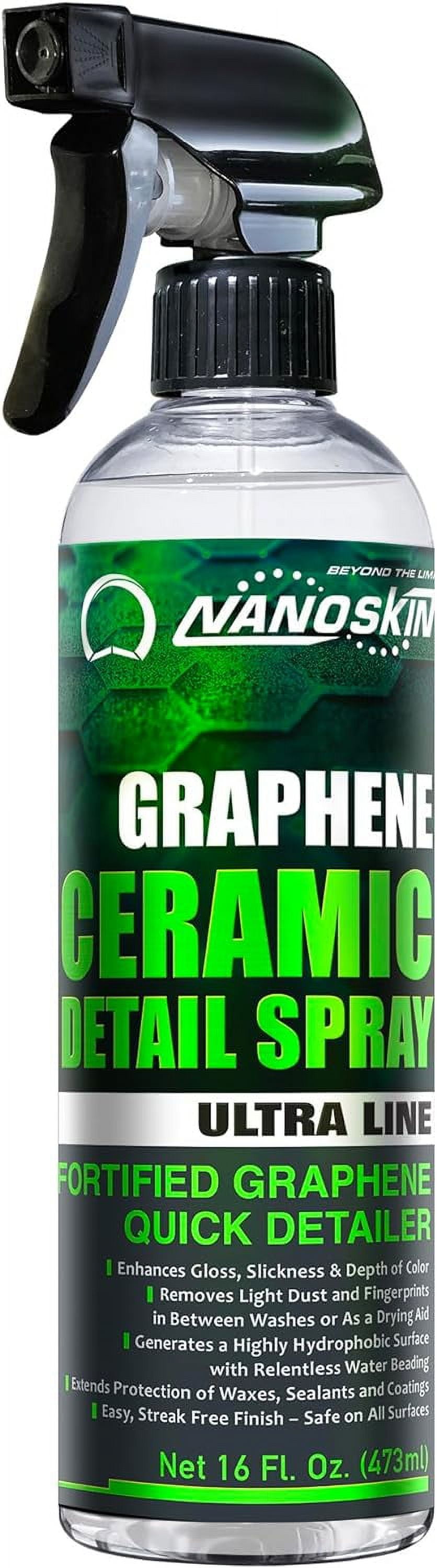 Nanoskin GRAPHENE Ceramic Detail Spray 16 oz Hydrophobic Waterless